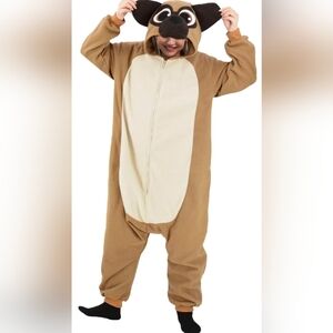 Adult Dog Onesie Costume Pajamas Pug Size XL